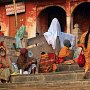 India - Varanasi - On the banks of the Ganges